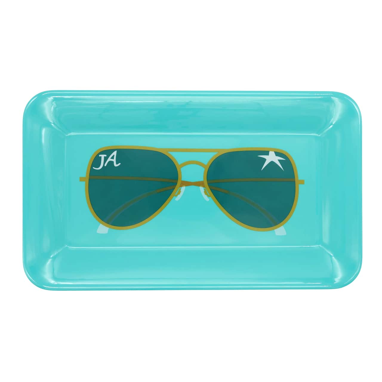 Jonathan Adler x Michaels Teal Sunglasses Melamine Serving Platter